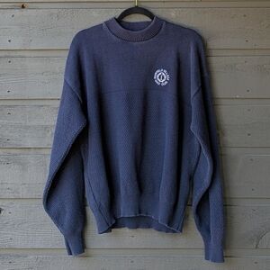 VTG 80s Nutmeg Athletic Dept Muirfield Village Golf Club Crew Neck Sweater XXL